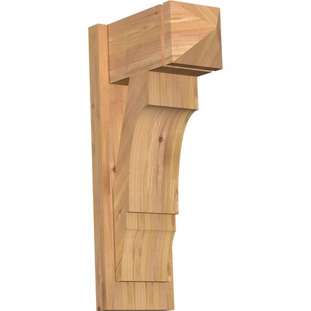 Ekena Millwork Balboa Arts & Crafts Smooth Outlooker, Western Red Cedar, 7 1/2"W x 14"D x 26"H OUT08X14X26BOA03SWR